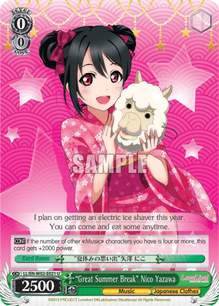 “Great Summer Break” Nico Yazawa