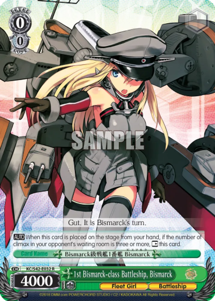 1st Bismarck-class Battleship, Bismarck