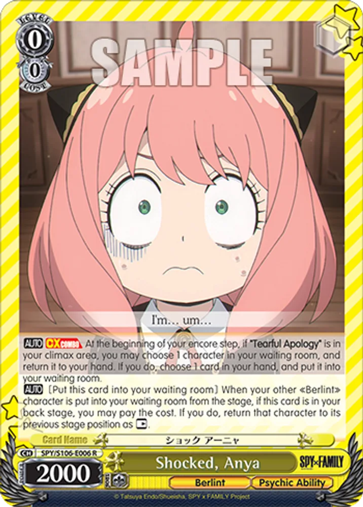 Shocked, Anya