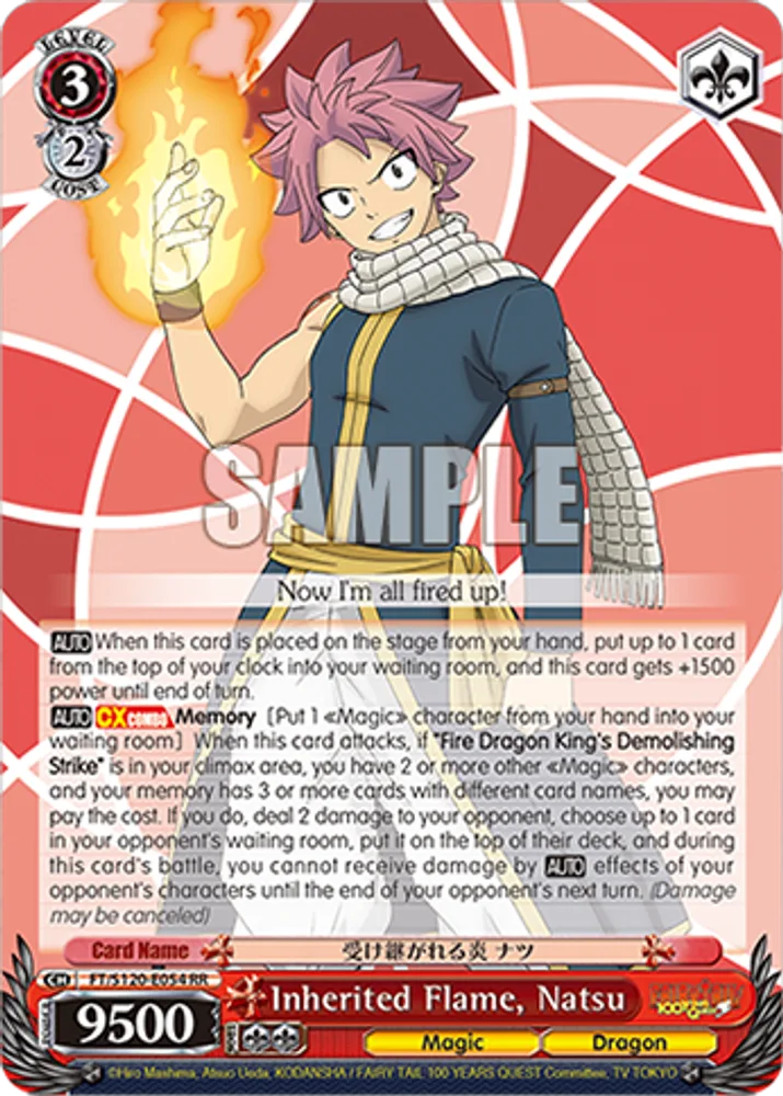 Inherited Flame, Natsu