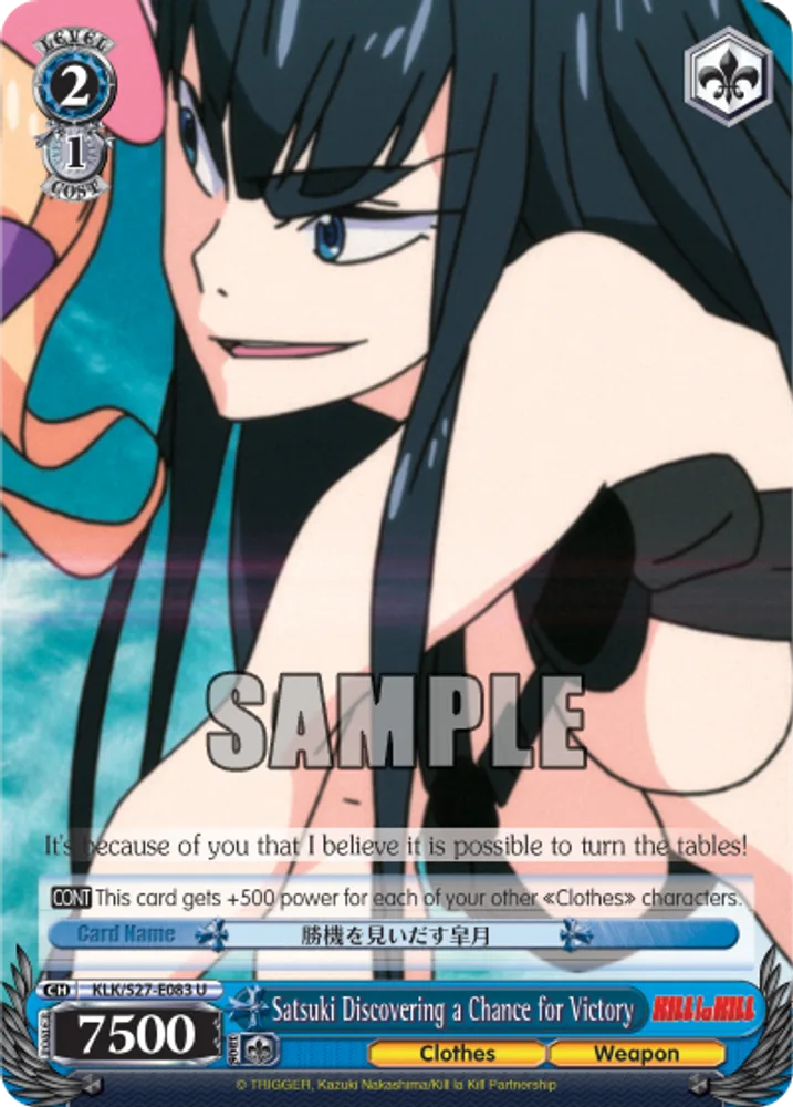 Satsuki Discovering a Chance for Victory