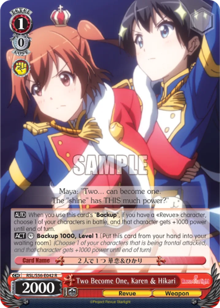 Two Become One, Karen & Hikari