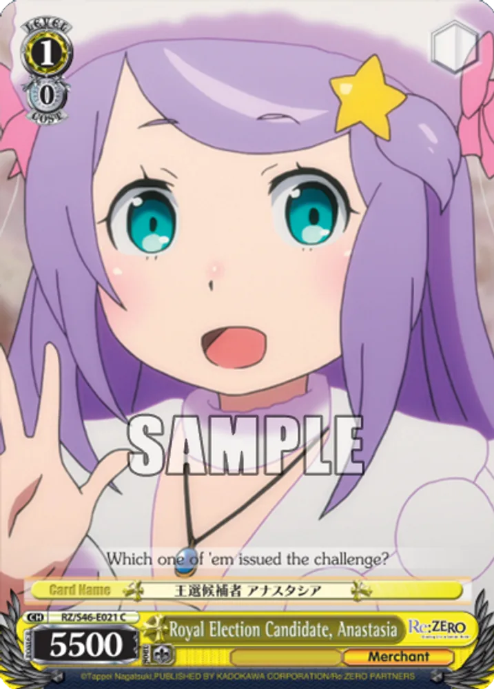 Royal Election Candidate, Anastasia