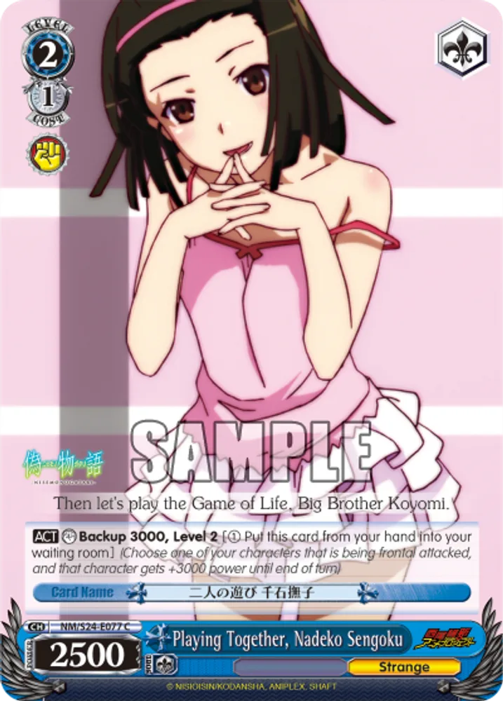 Playing Together, Nadeko Sengoku