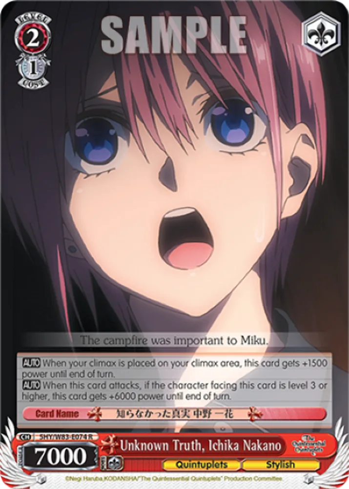Unknown Truth, Ichika Nakano