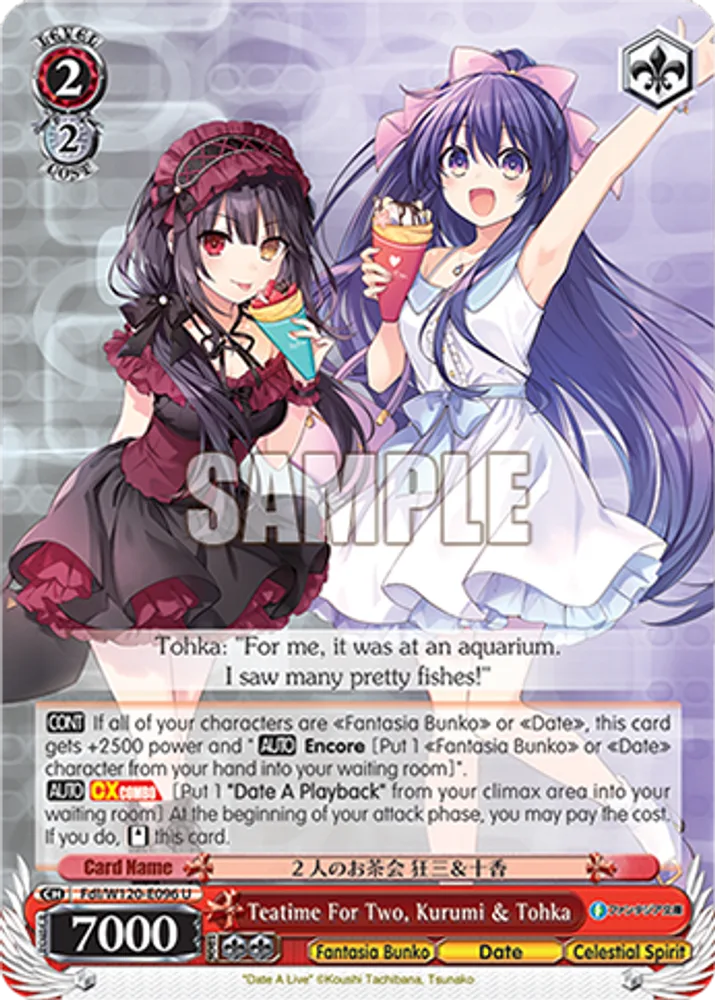 Teatime For Two, Kurumi & Tohka