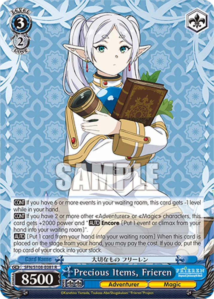 Precious Items, Frieren