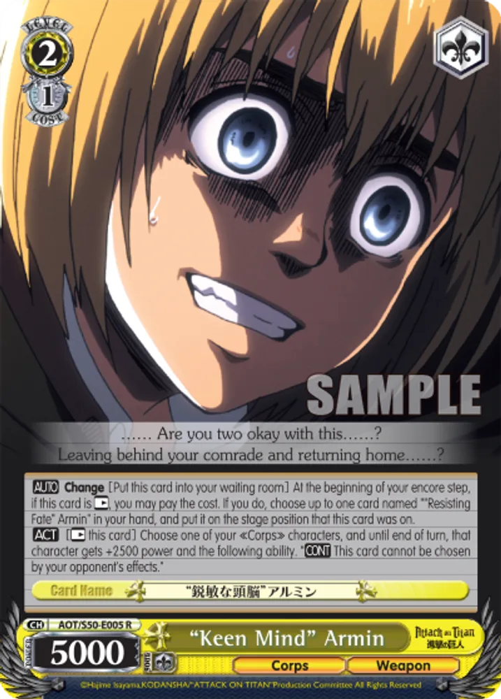 "Keen Mind" Armin