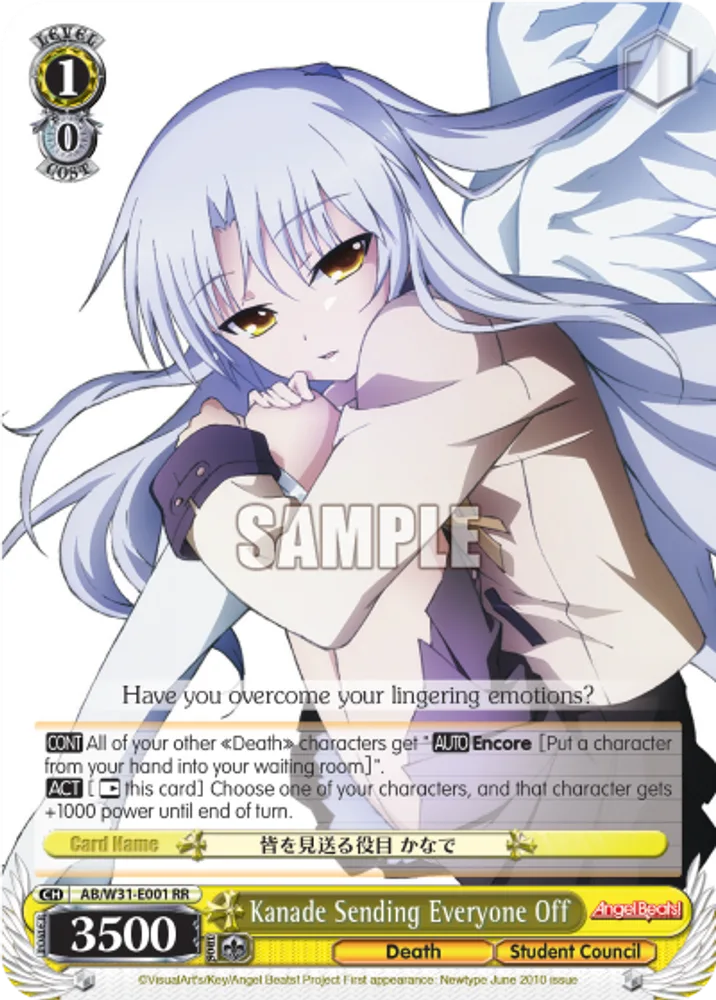 Kanade Sending Everyone Off