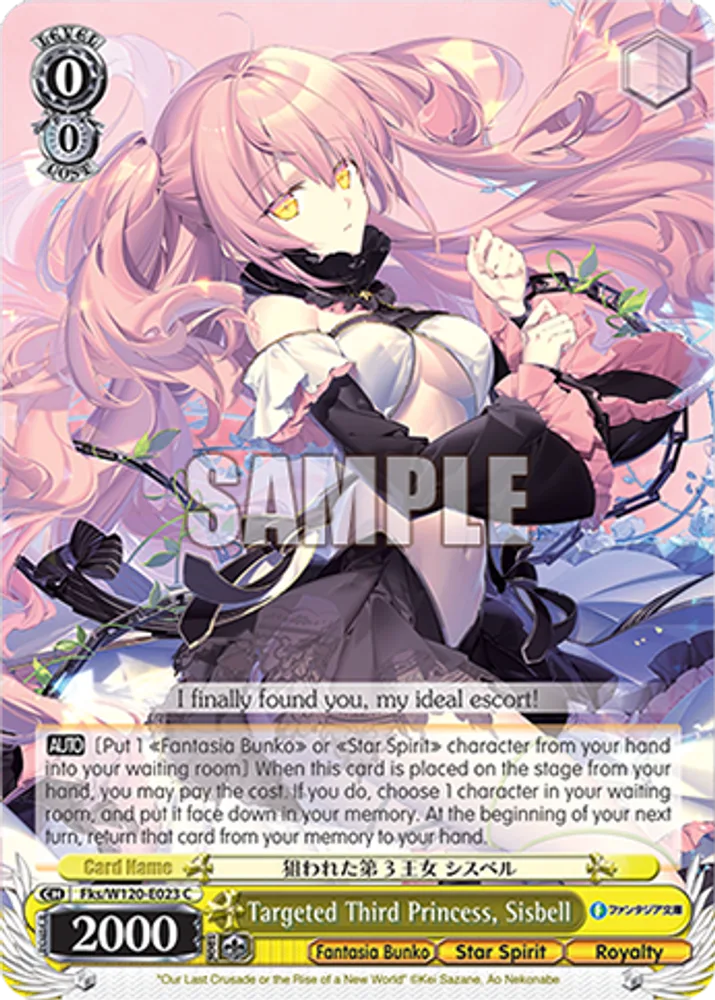 Targeted Third Princess, Sisbell
