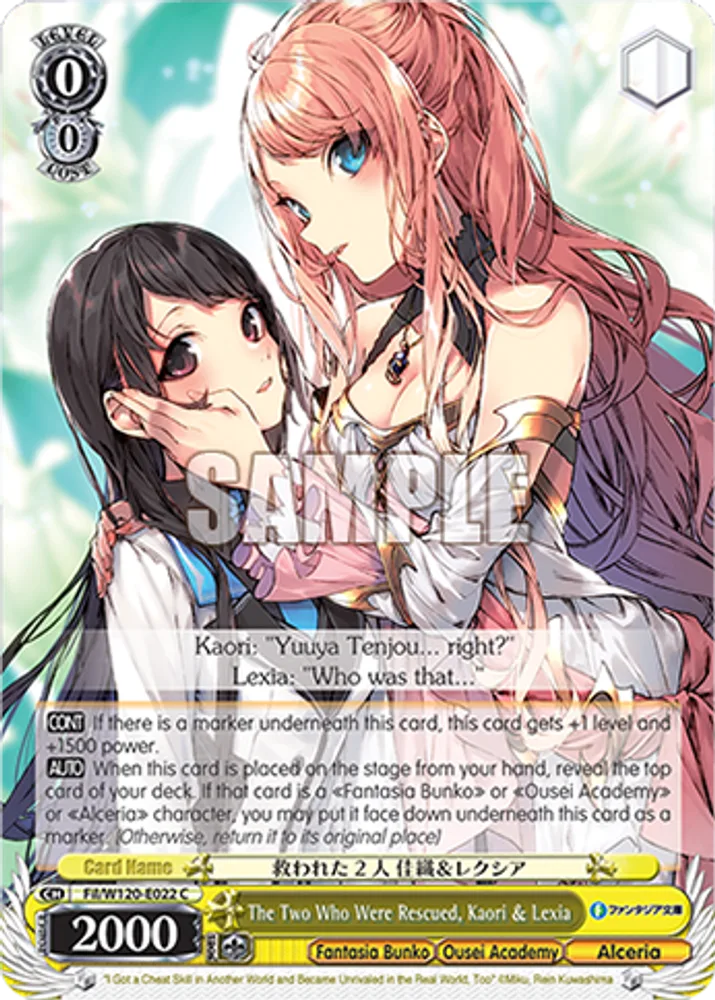 The Two Who Were Rescued, Kaori & Lexia