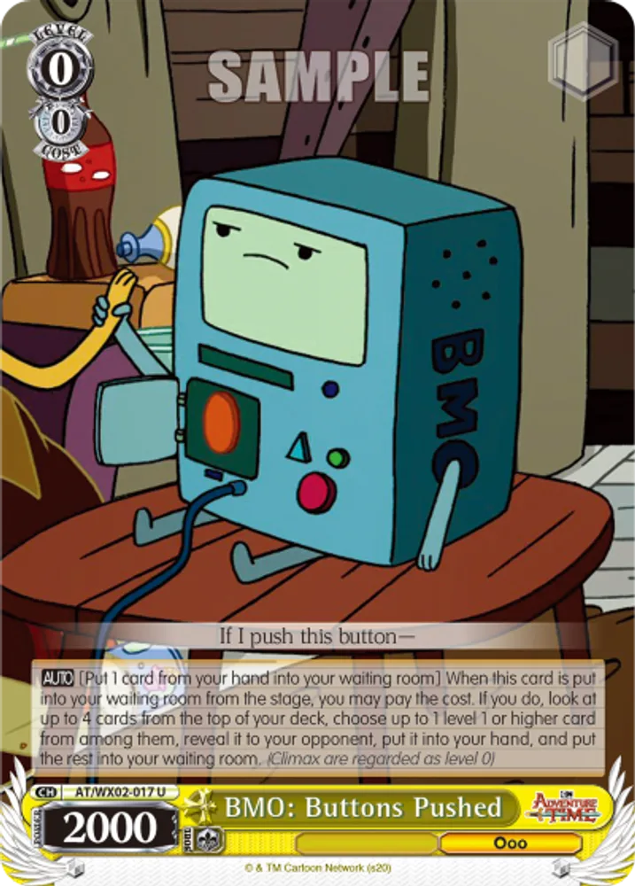 BMO: Buttons Pushed