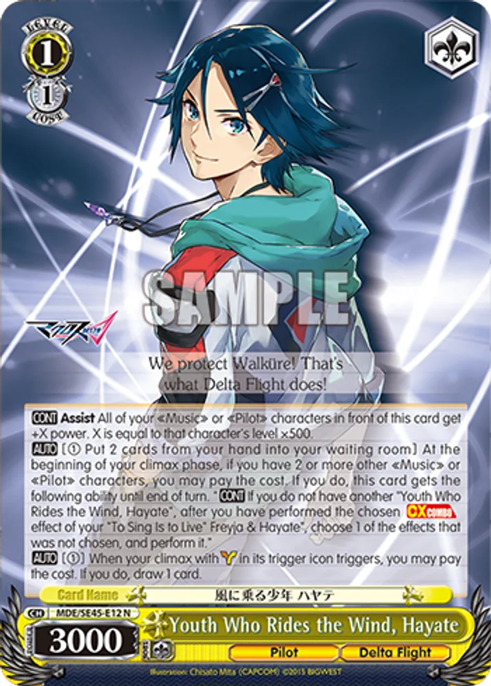 Youth Who Rides the Wind, Hayate