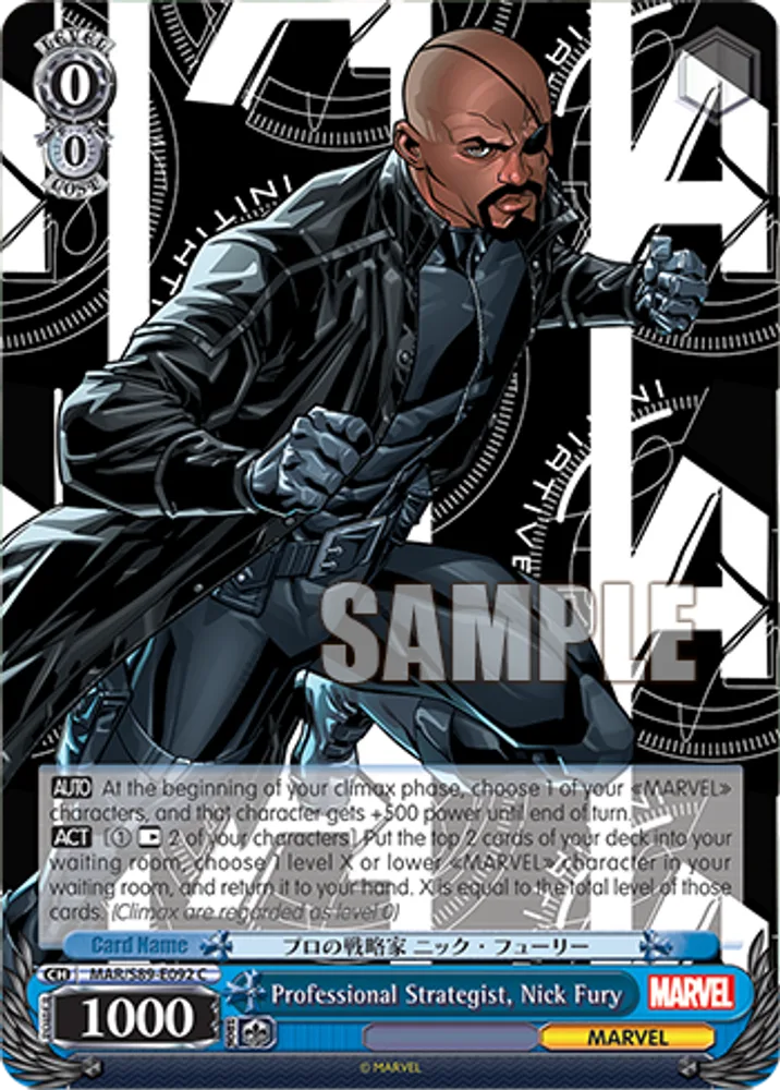 Professional Strategist, Nick Fury