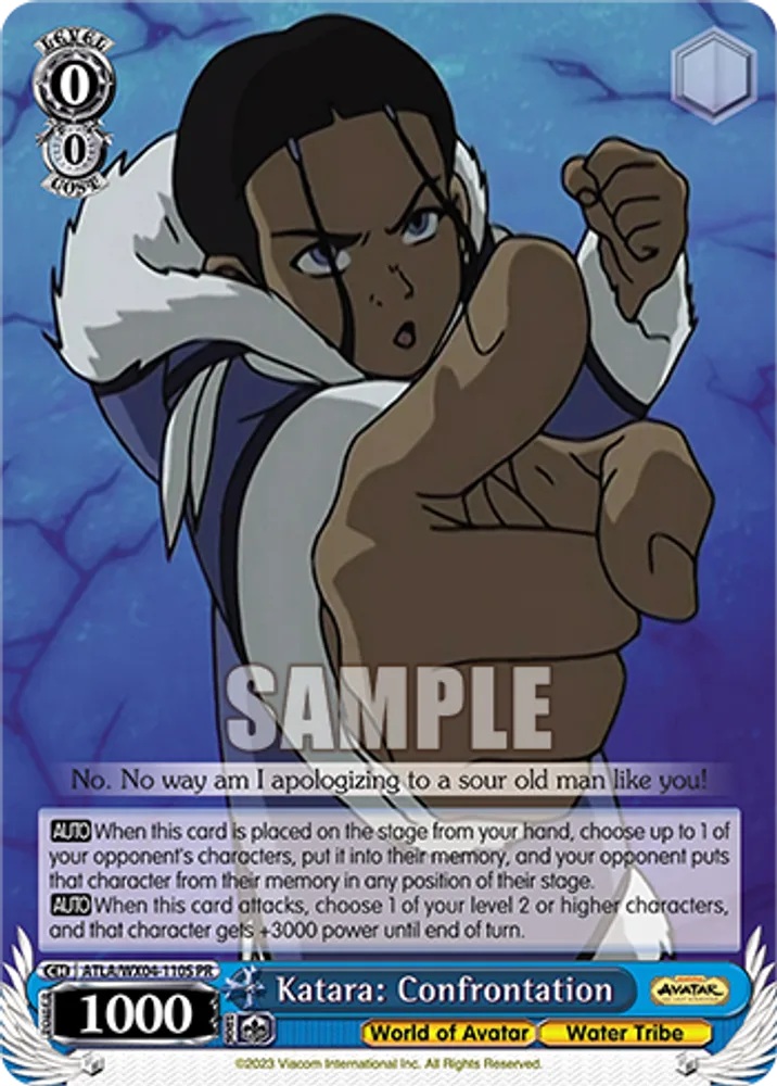 Katara: Confrontation
