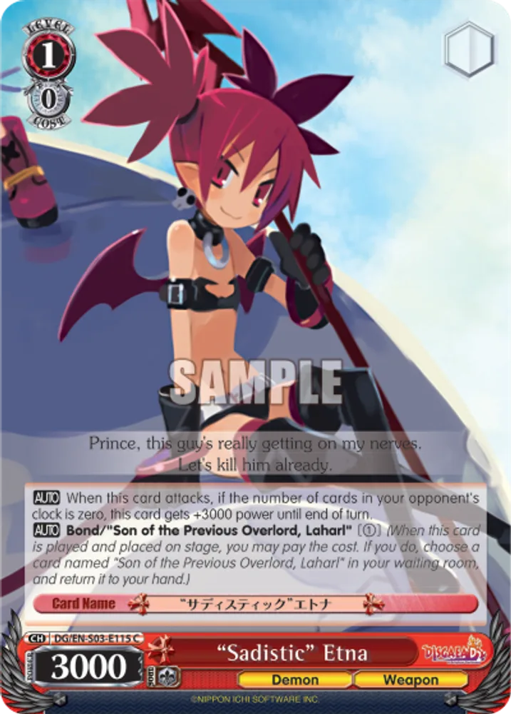 “Sadistic” Etna