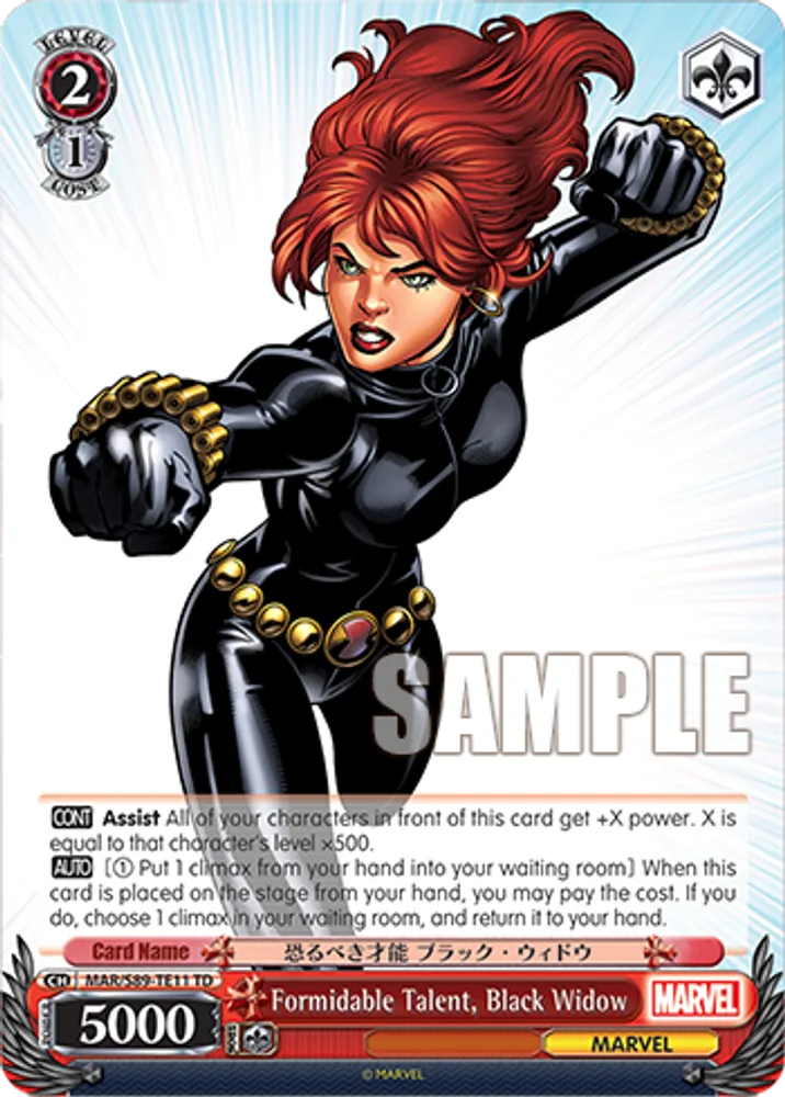 Formidable Talent, Black Widow