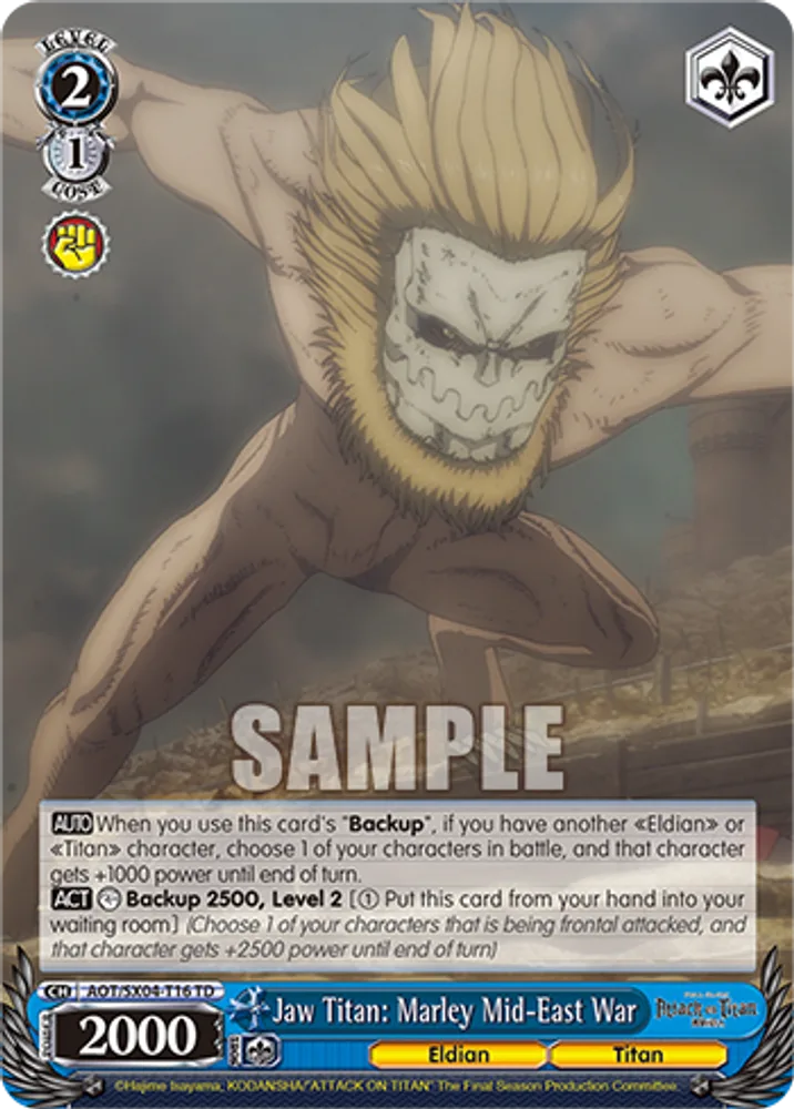 Jaw Titan: Marley Mid-East War