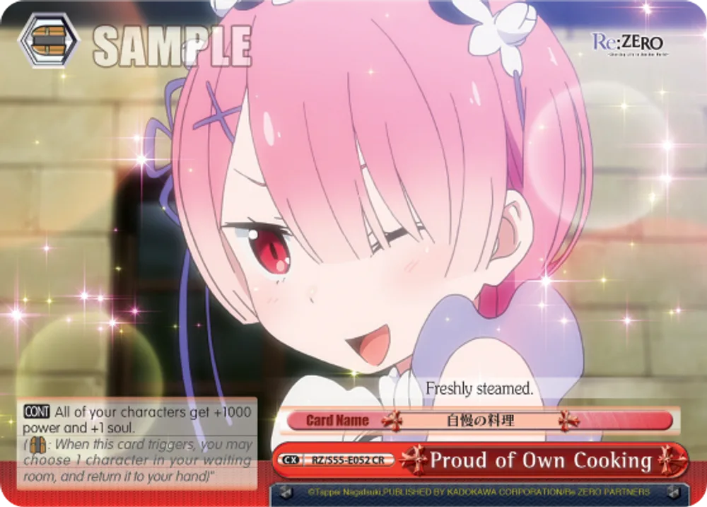 Proud of Own Cooking