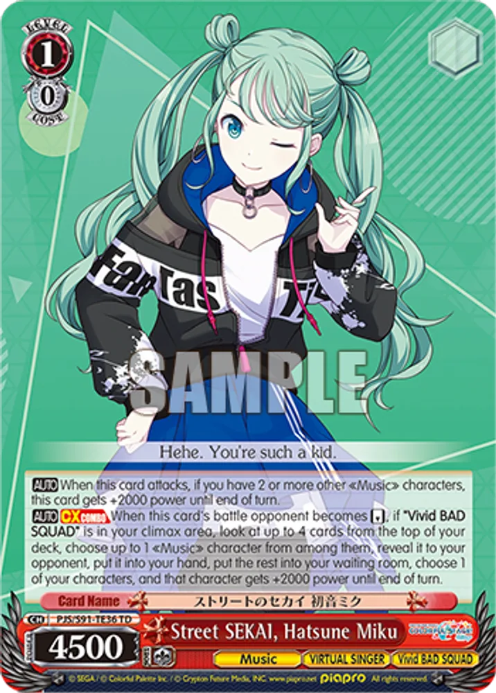 Street SEKAI, Hatsune Miku