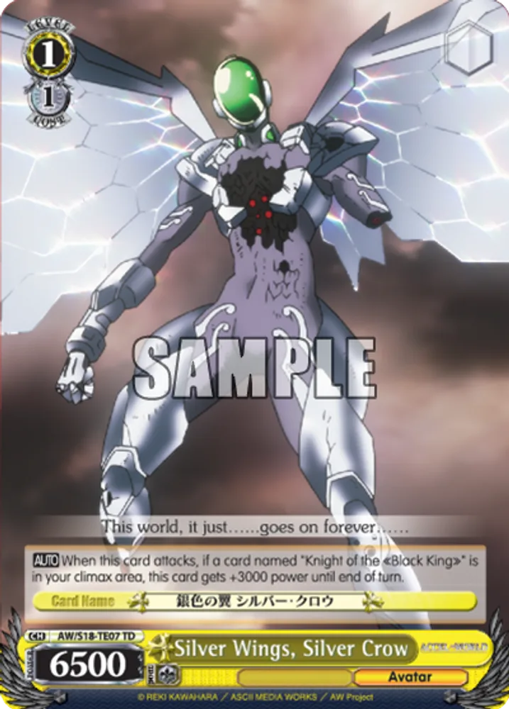 Silver Wings, Silver Crow