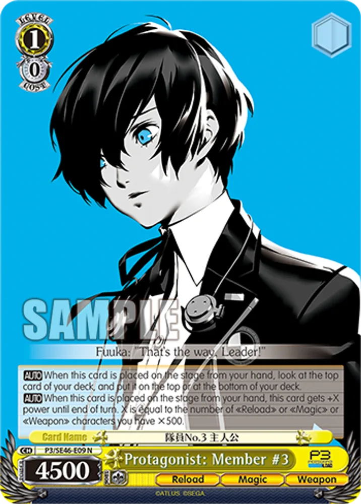 Protagonist: Member #3