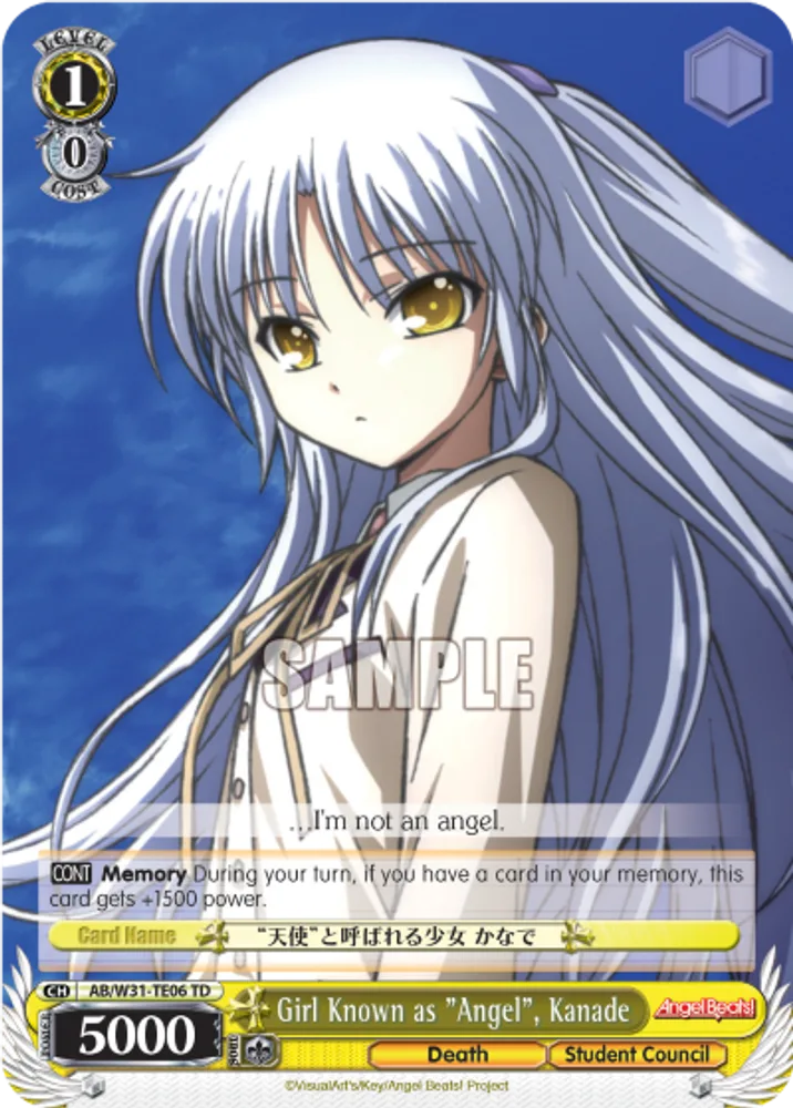 Girl Known as "Angel", Kanade