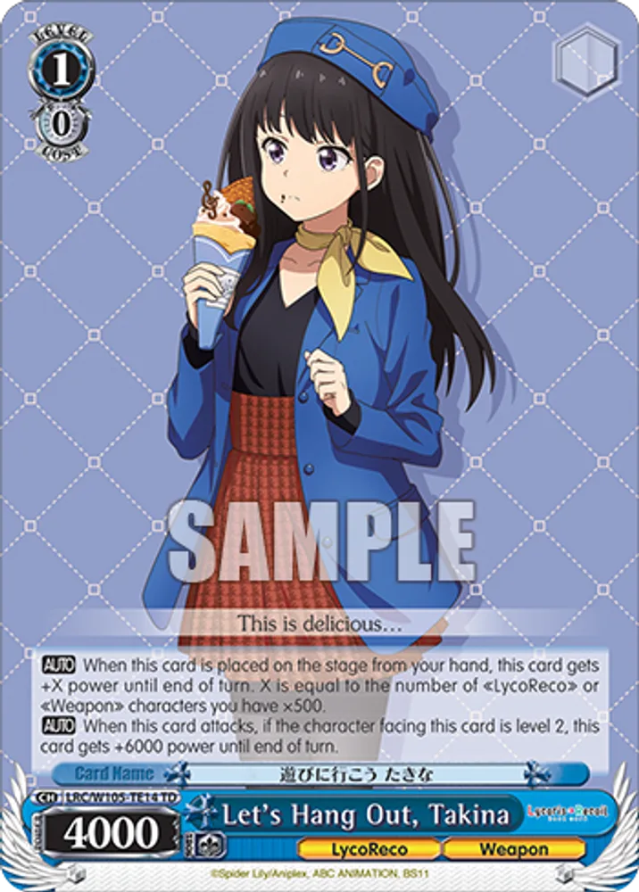 Let's Hang Out, Takina