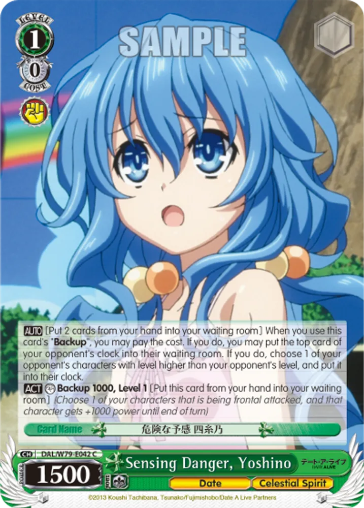 Sensing Danger, Yoshino