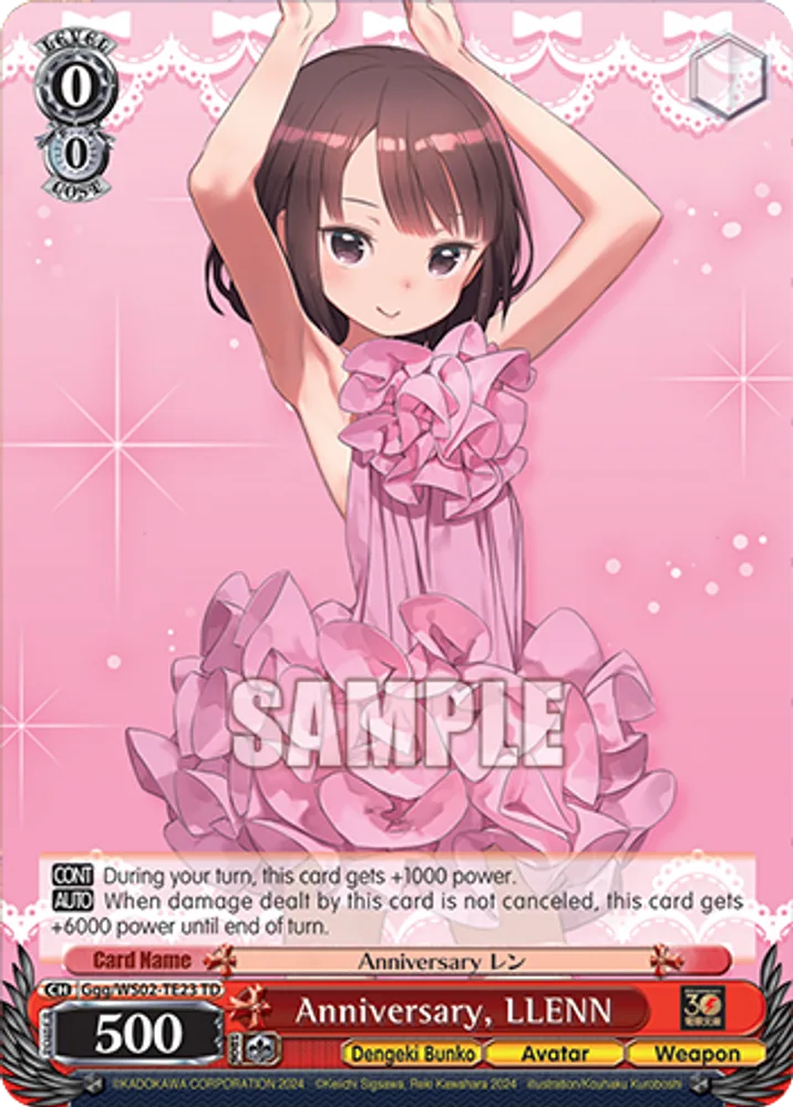 Anniversary, LLENN