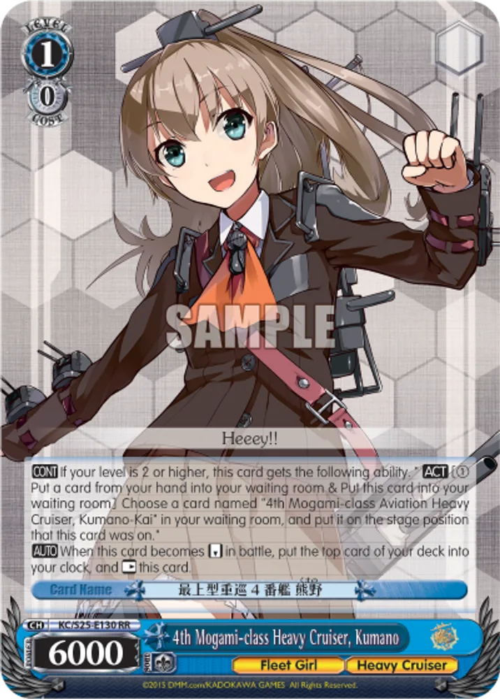 4th Mogami-class Heavy Cruiser, Kumano
