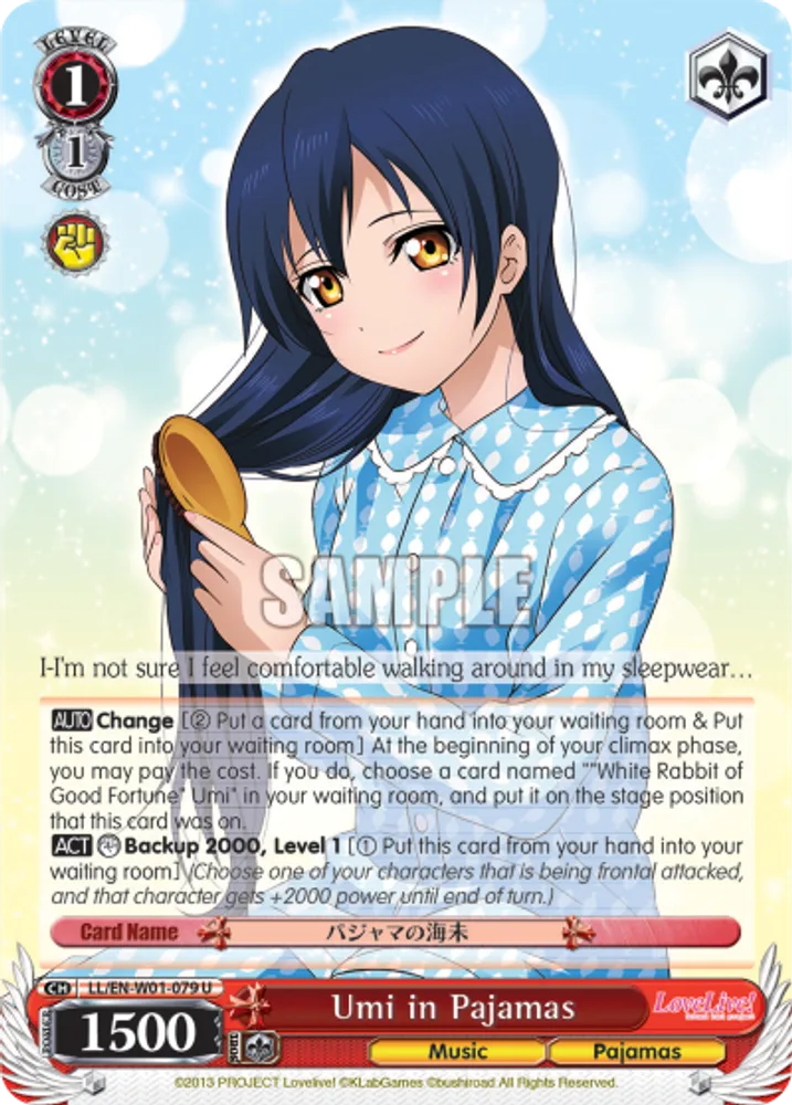 Umi in Pajamas