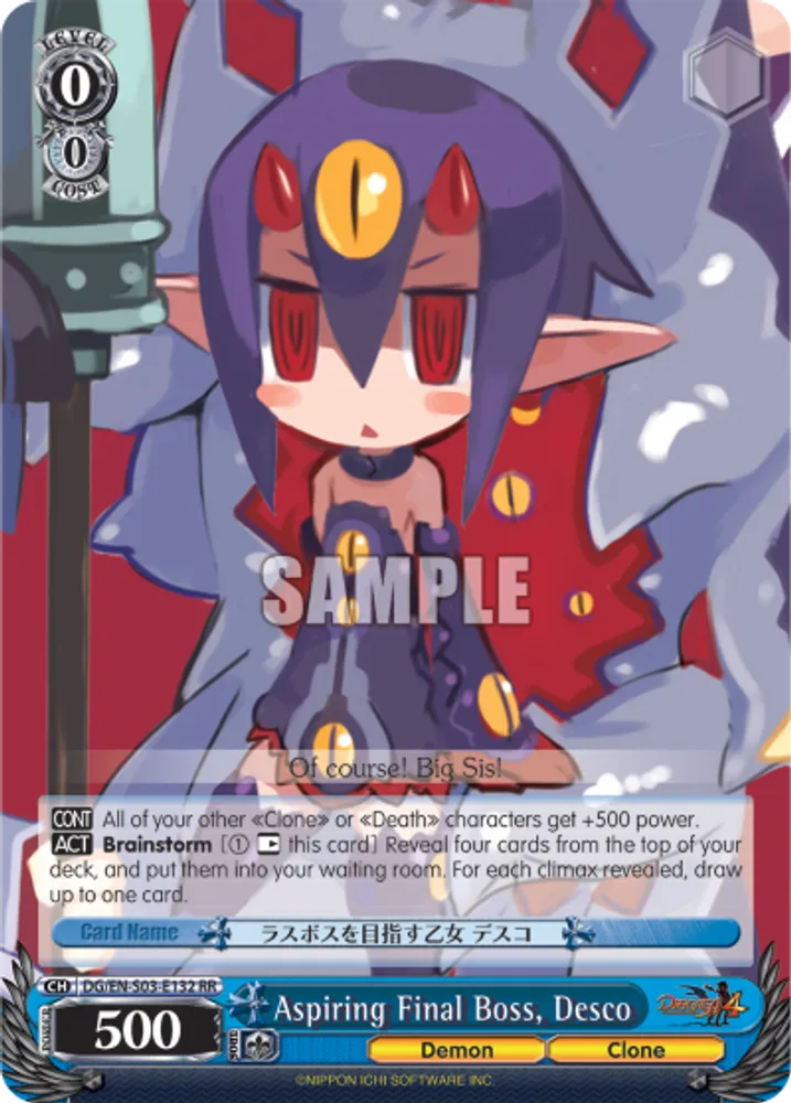 Aspiring Final Boss, Desco