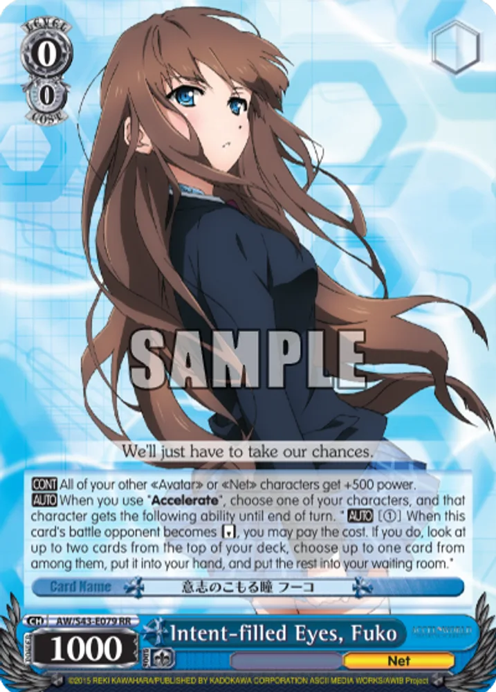 Intent-filled Eyes, Fuko