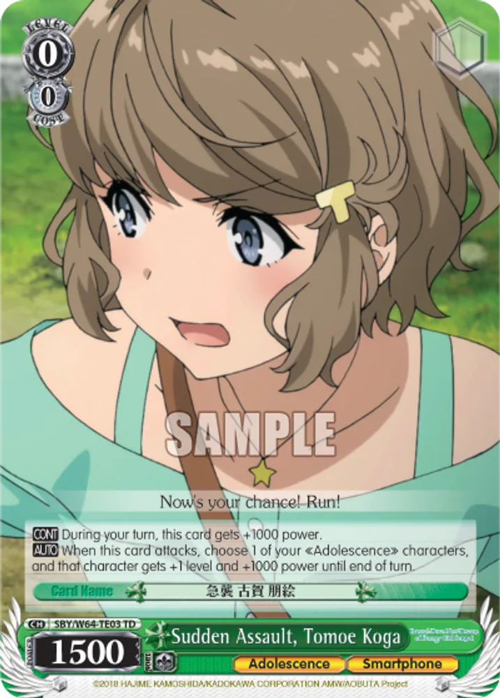 Sudden Assault, Tomoe Koga