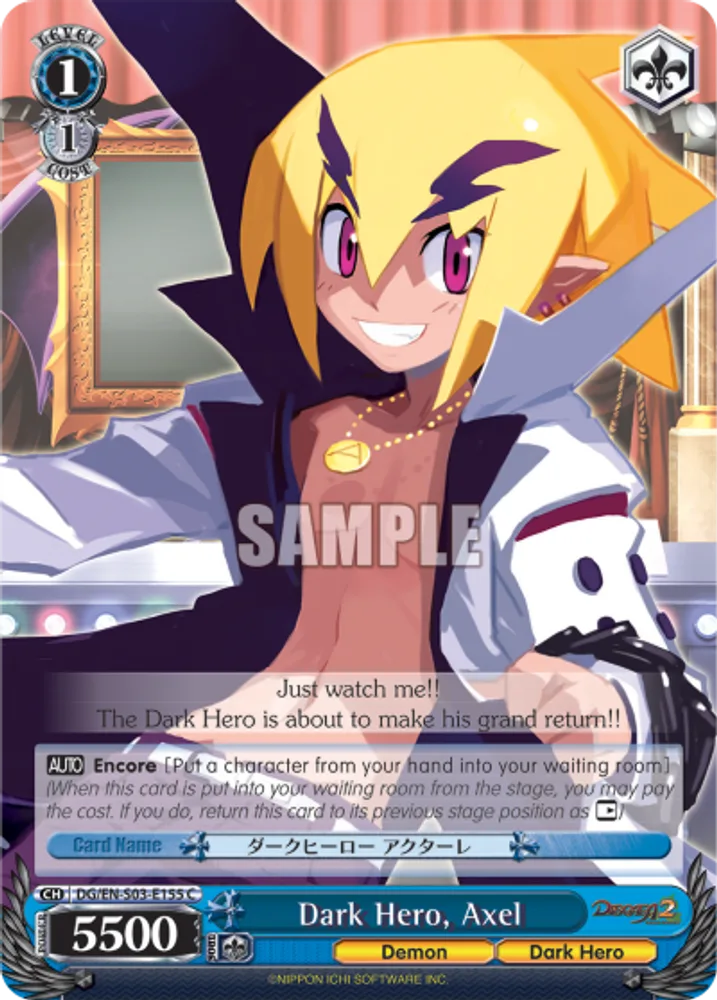 Dark Hero, Axel