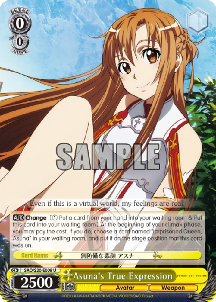 Asuna's True Expression