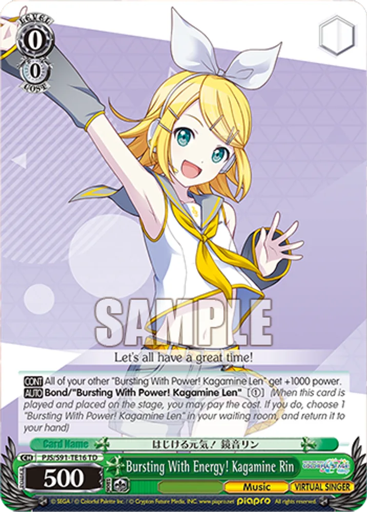Bursting With Energy! Kagamine Rin
