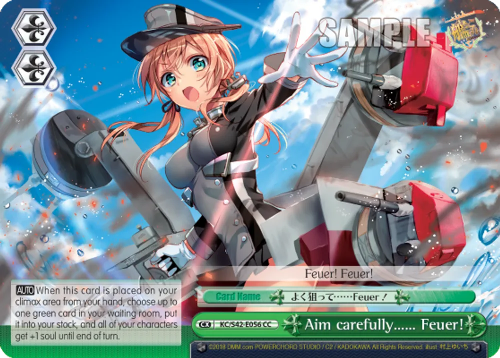 Aim carefully…… Feuer!