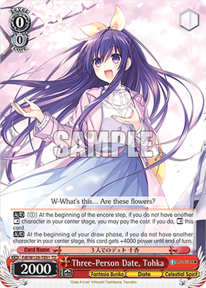 Three-Person Date, Tohka