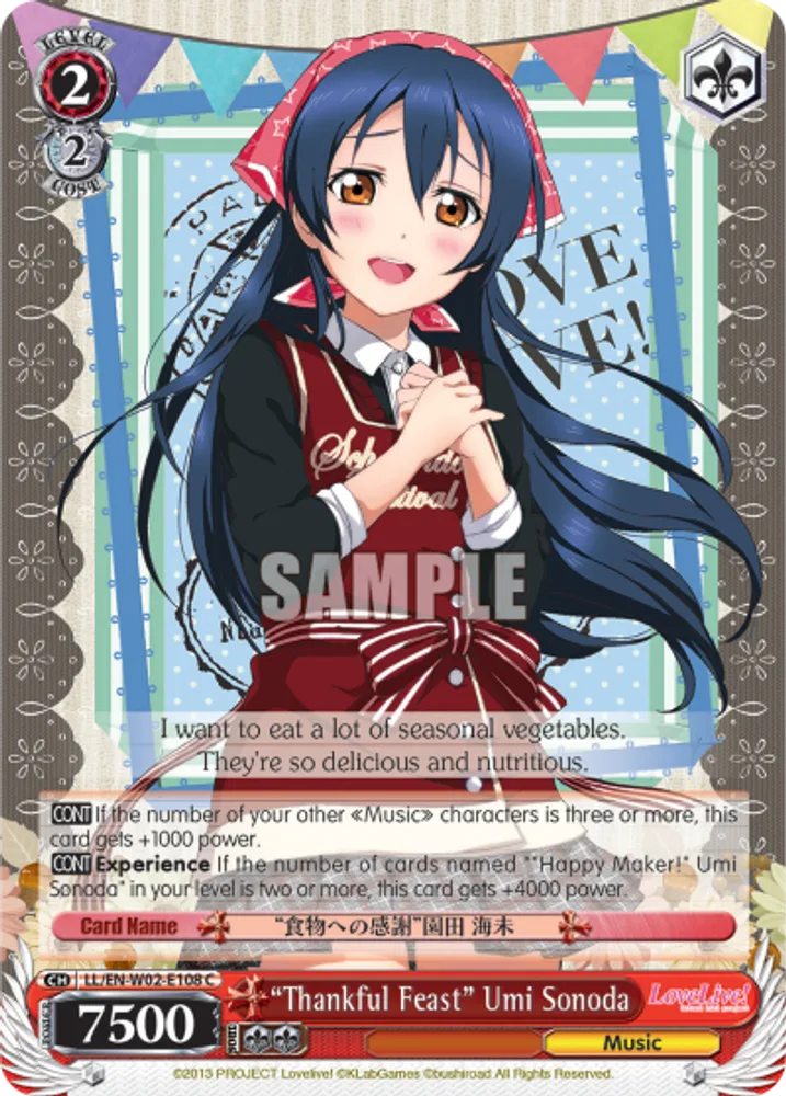 “Thankful Feast” Umi Sonoda