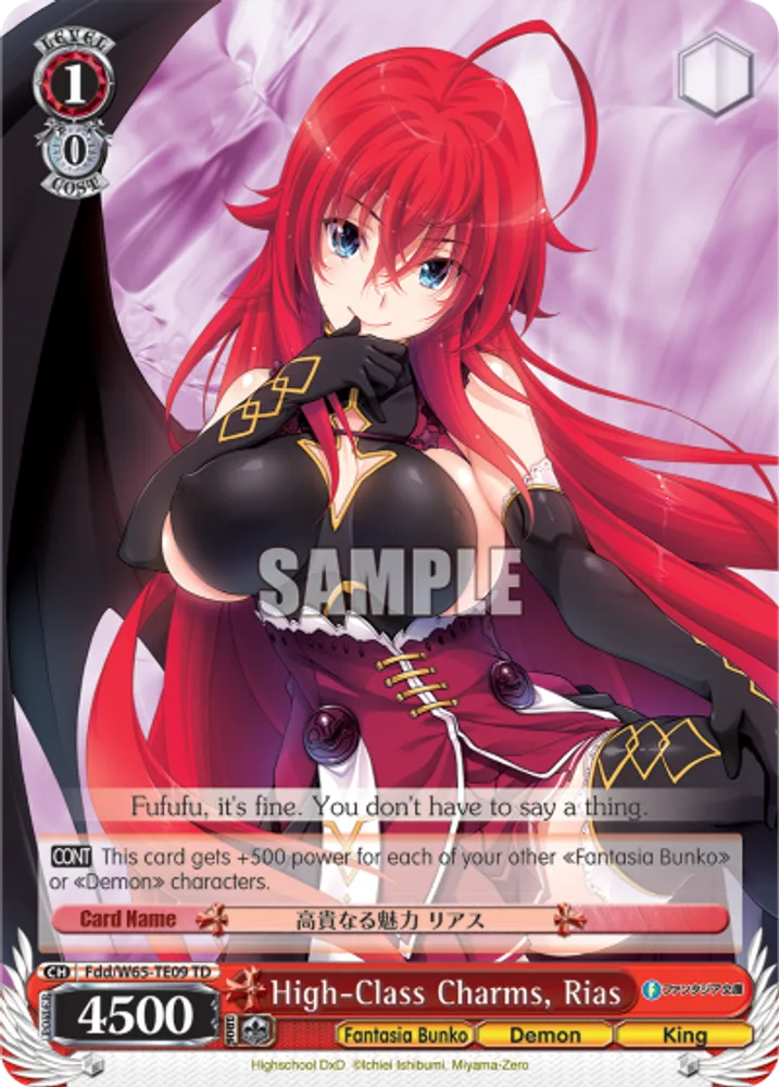High-Class Charms, Rias