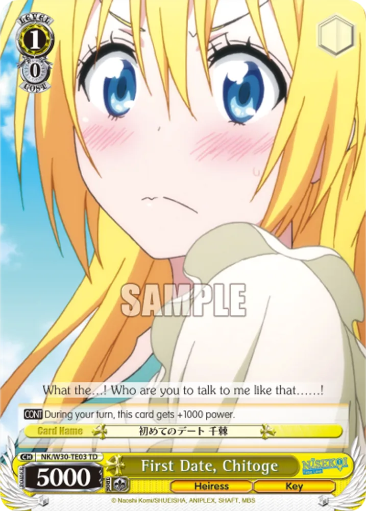 First Date, Chitoge