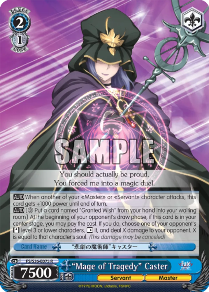 “Mage of Tragedy” Caster