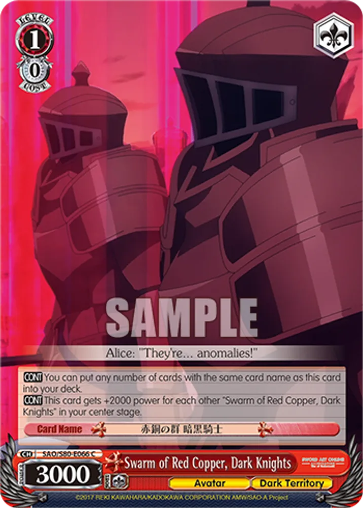 Swarm of Red Copper, Dark Knights