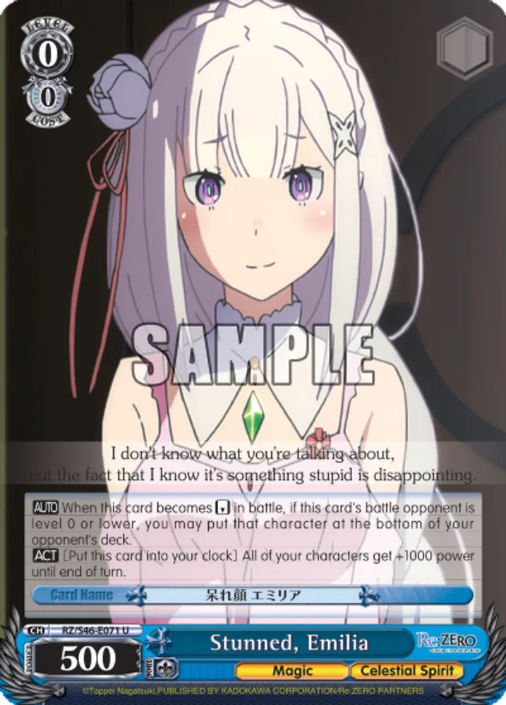 Stunned, Emilia