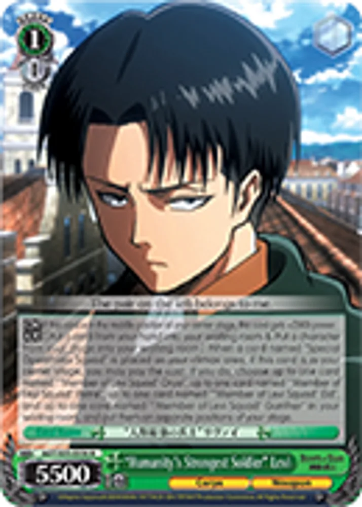 "Humanity's Strongest Soldier" Levi