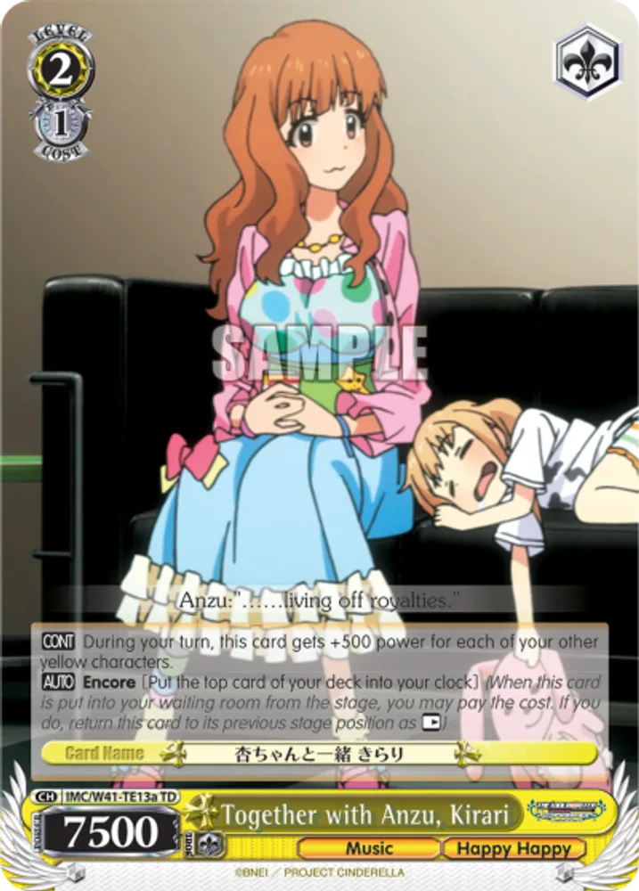 Together with Anzu, Kirari