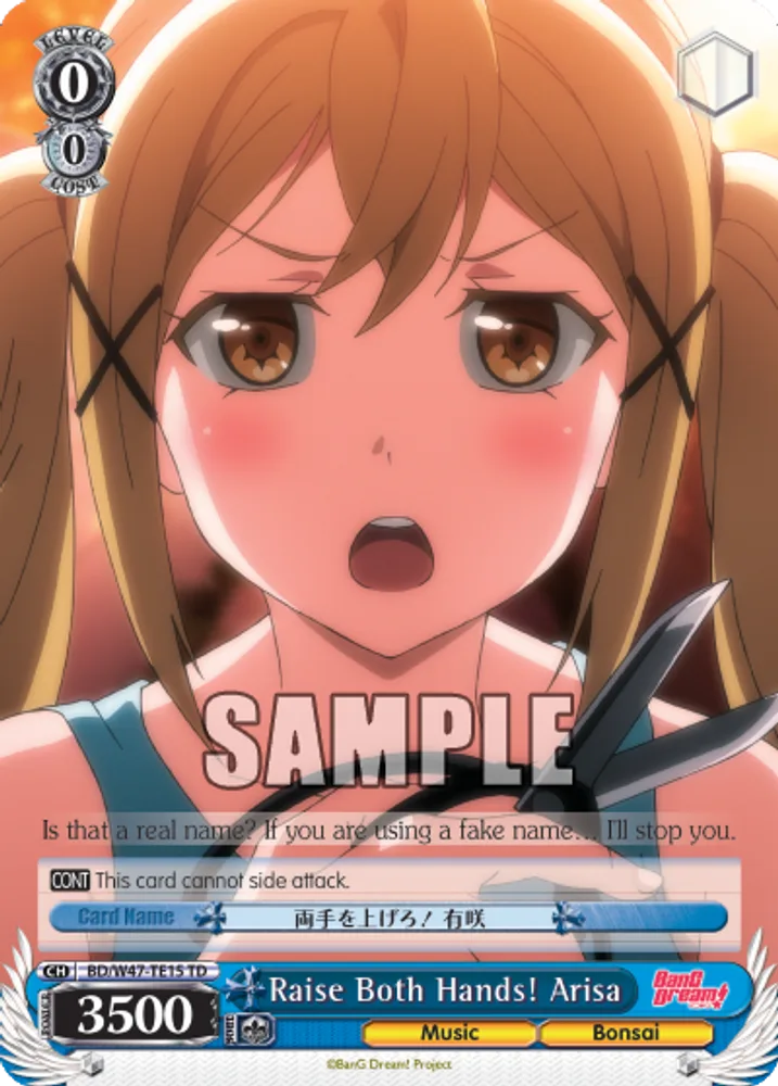 Raise Both Hands! Arisa