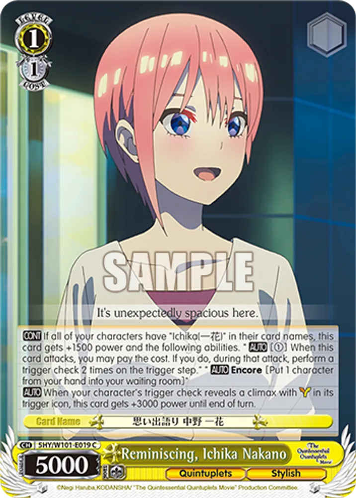 Reminiscing, Ichika Nakano
